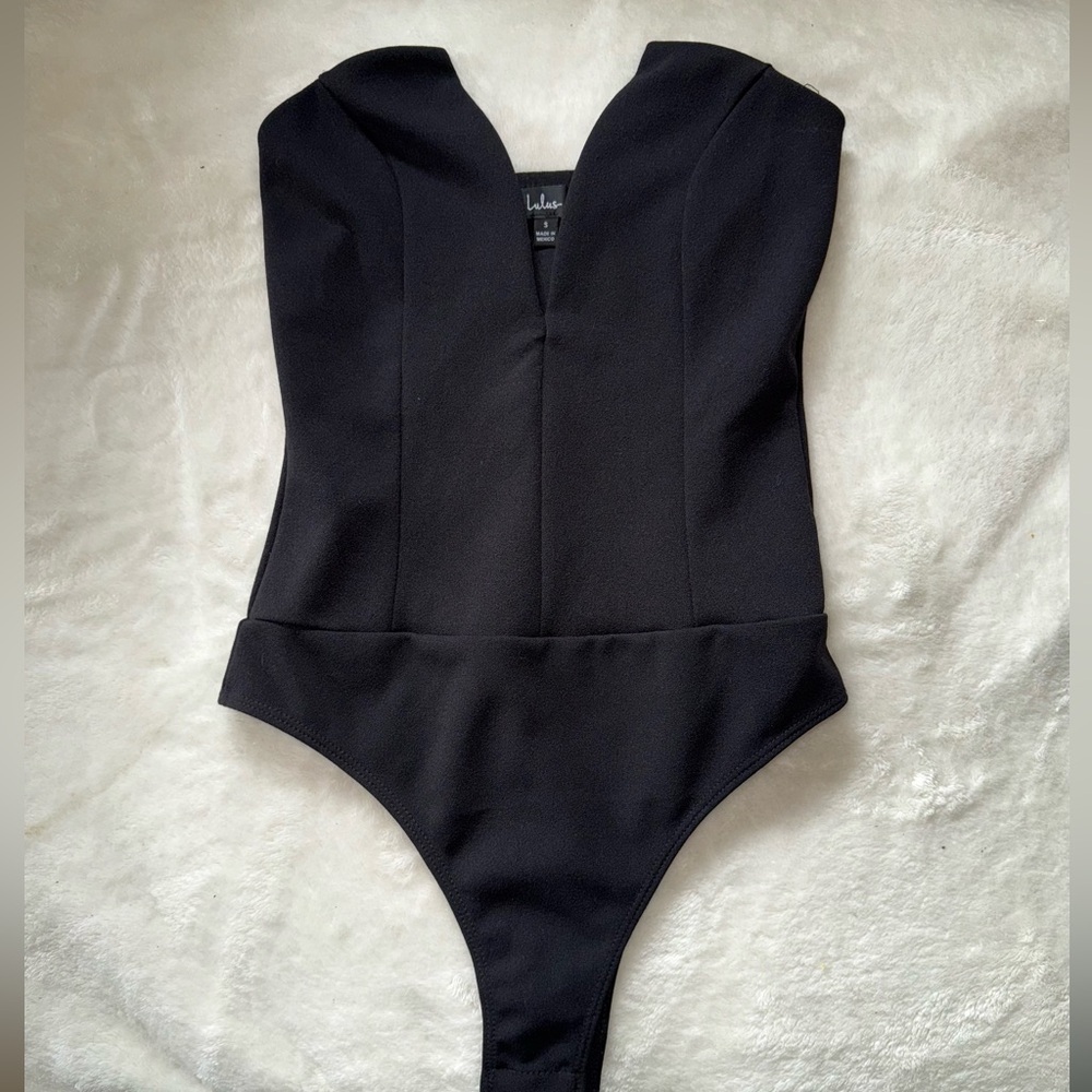 Lulu's Black Bodysuit